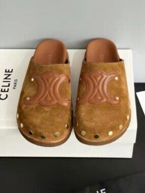 Celine Brown Mules